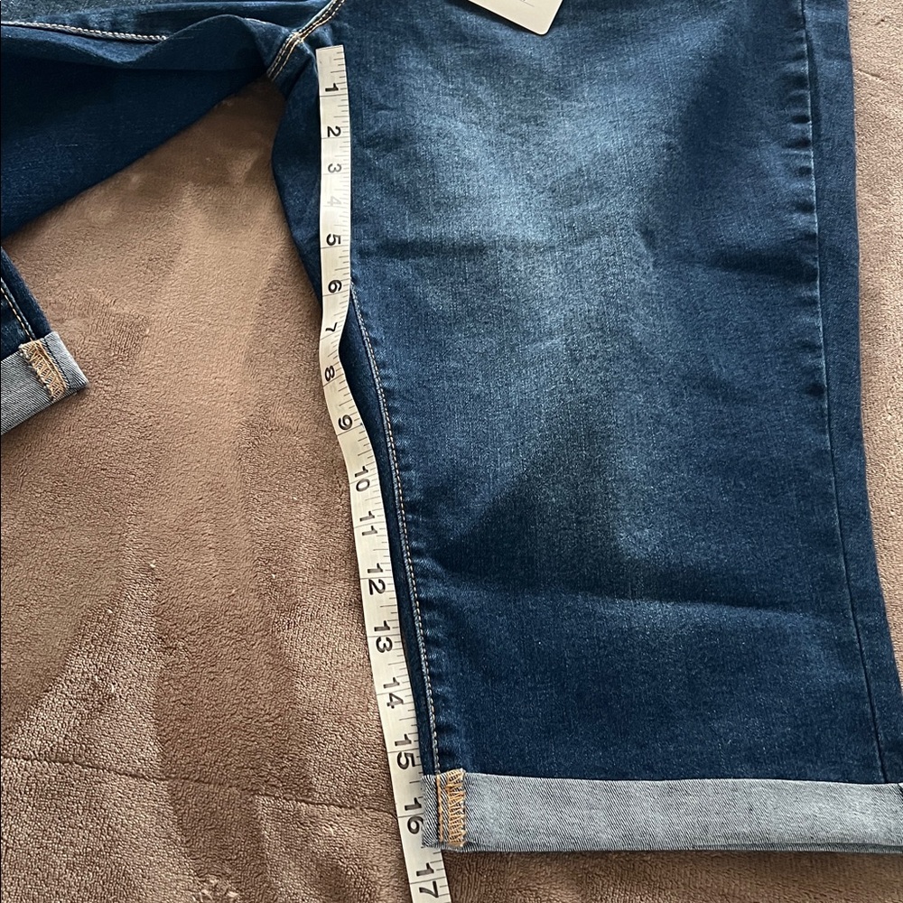 Sandpiper Dark Blue Denim Capri Size 22W - Picture 8 of 10